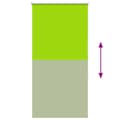 Miniatyrbilde 9 av 11: vidaXL Rullegardin lystette 85x175 cm stoff bredde 80,7 cm polyester