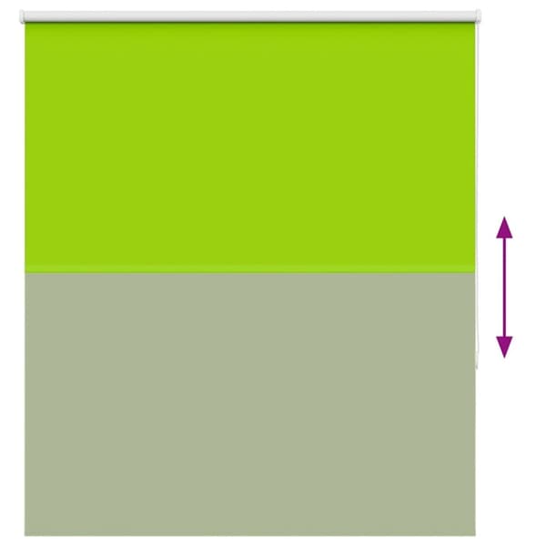 vidaXL rullegardin mørklægning 125x150 cm stofbredde 121,6cm polyester