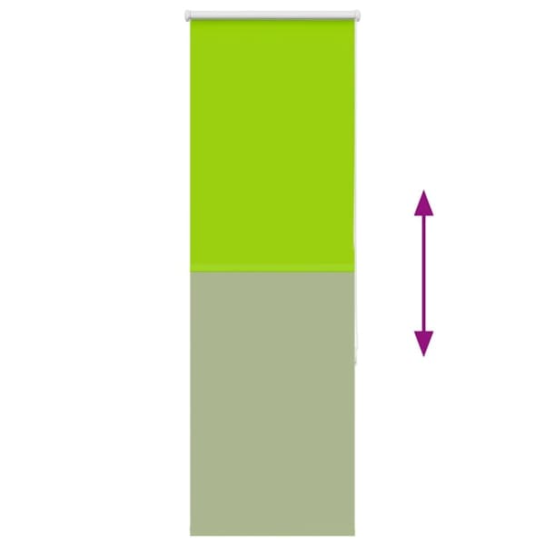 vidaXL rullegardin mørklægning 55x175 cm stofbredde 50,7 cm polyester