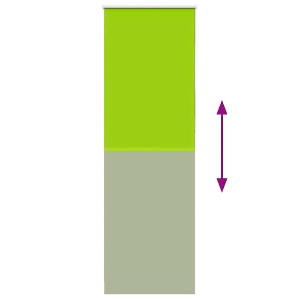 vidaXL rullegardin mørklægning 80x210 cm stofbredde 75,7 cm polyester