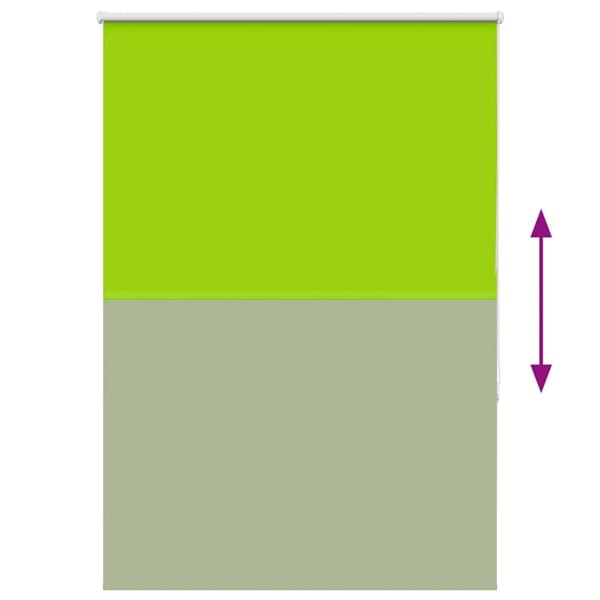 vidaXL rullegardin mørklægning 95x175 cm stofbredde 90,7 cm polyester