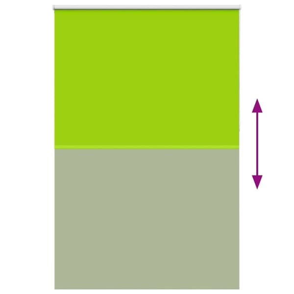 vidaXL Rullegardin lystette 155x210 cm stoff bredde 151,6 cm polyester