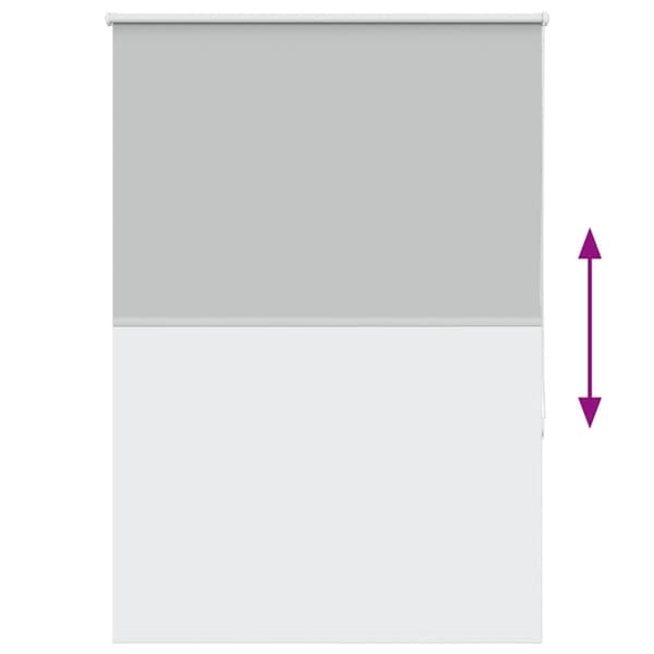 vidaXL rullegardin mørklægning 105x130 cm stofbredde 100,7cm polyester