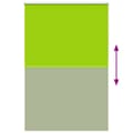 Miniatyrbilde 9 av 11: vidaXL Rullegardin lystette 145x210 cm stoff bredde 141,6 cm polyester
