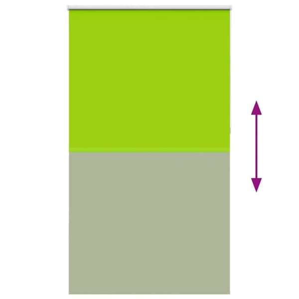 vidaXL rullegardin mørklægning 125x230 cm stofbredde 121,6cm polyester