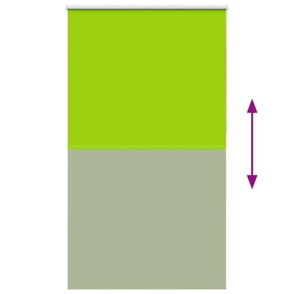 vidaXL rullegardin mørklægning 120x210 cm stofbredde 116,6cm polyester