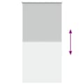 Miniatyrbilde 9 av 11: vidaXL Rullegardin lystette 80x130 cm stoff bredde 75,7 cm polyester
