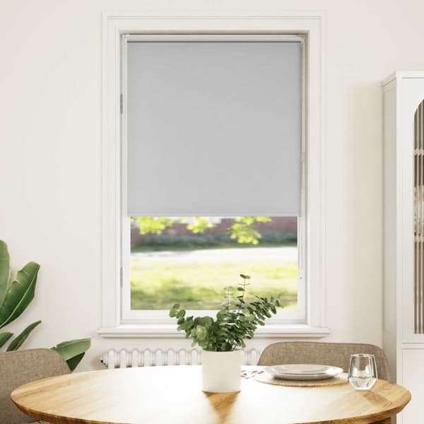 vidaXL Rullegardin lystette 80x130 cm stoff bredde 75,7 cm polyester
