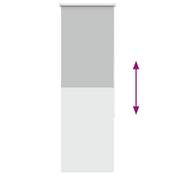 vidaXL rullegardin mørklægning 55x130 cm stofbredde 50,7 cm polyester