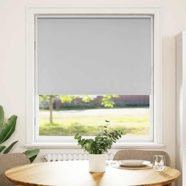 vidaXL rullegardin mørklægning 90x150 cm stofbredde 85,7 cm polyester