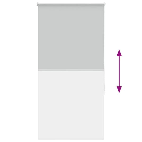 vidaXL rullegardin mørklægning 70x150 cm stofbredde 65,7 cm polyester
