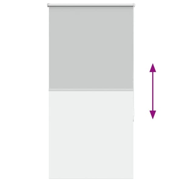 vidaXL rullegardin mørklægning 85x150 cm stofbredde 80,7 cm polyester