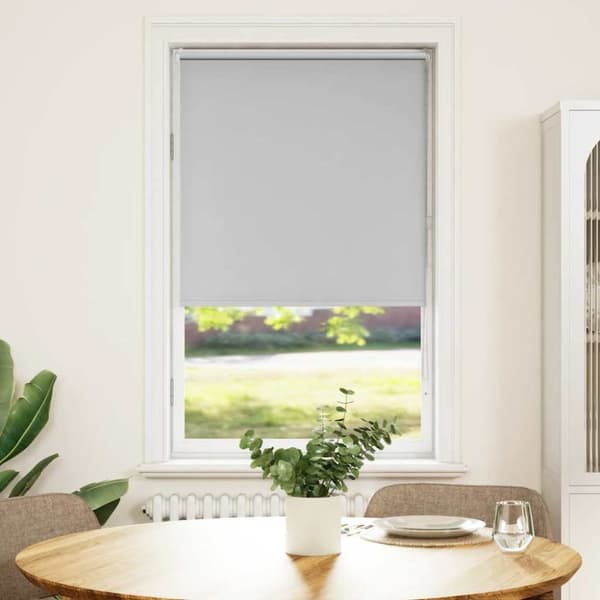 vidaXL Rullegardin lystette 80x150 cm stoff bredde 75,7 cm polyester