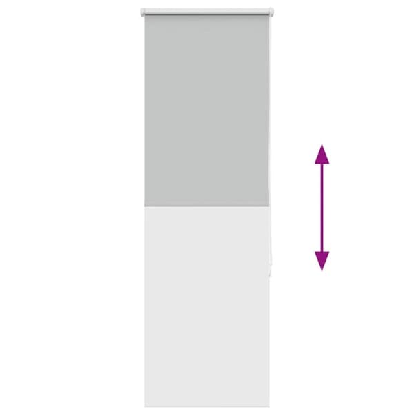 vidaXL rullegardin mørklægning 45x175 cm stofbredde 40,7 cm polyester