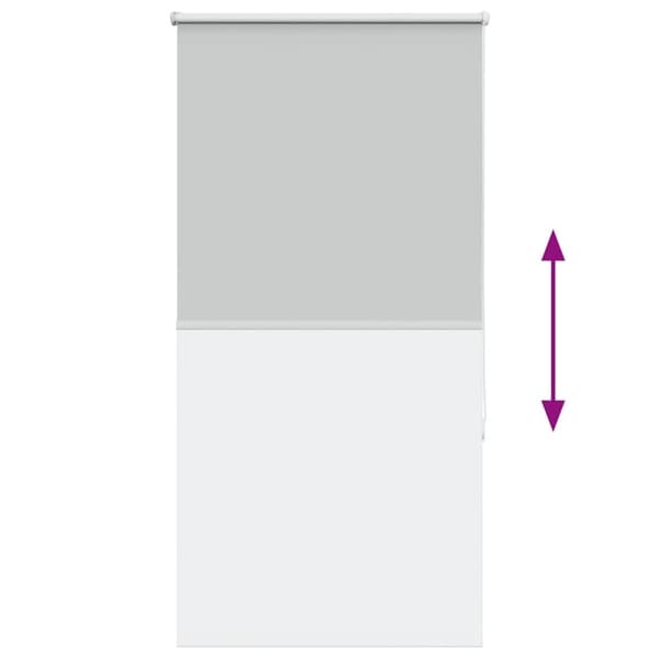 vidaXL rullegardin mørklægning 65x150 cm stofbredde 60,7 cm polyester
