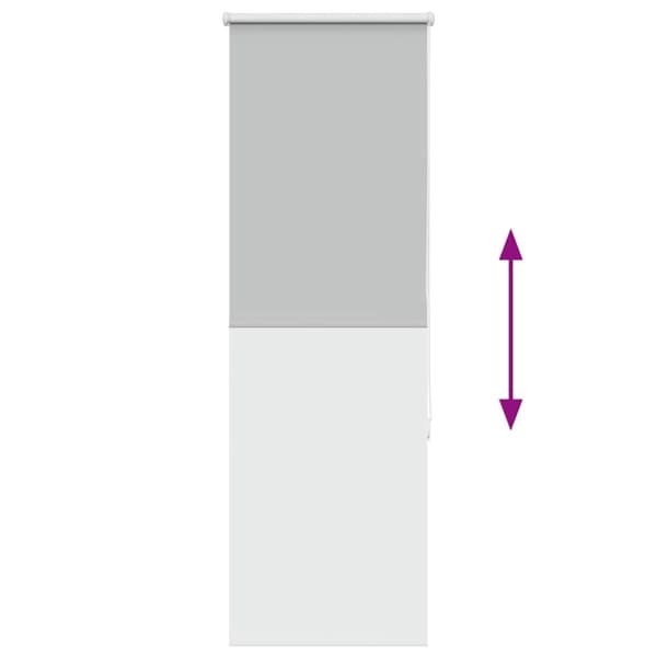vidaXL rullegardin mørklægning 40x175 cm stofbredde 35,7 cm polyester