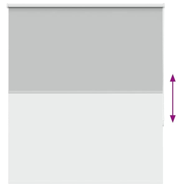 vidaXL rullegardin mørklægning 135x175 cm stofbredde 131,6cm polyester