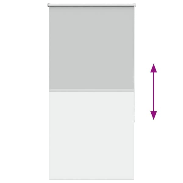 vidaXL rullegardin mørklægning 80x150 cm stofbredde 75,7 cm polyester