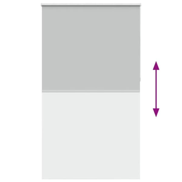 vidaXL rullegardin mørklægning 140x210 cm stofbredde 136,6cm polyester