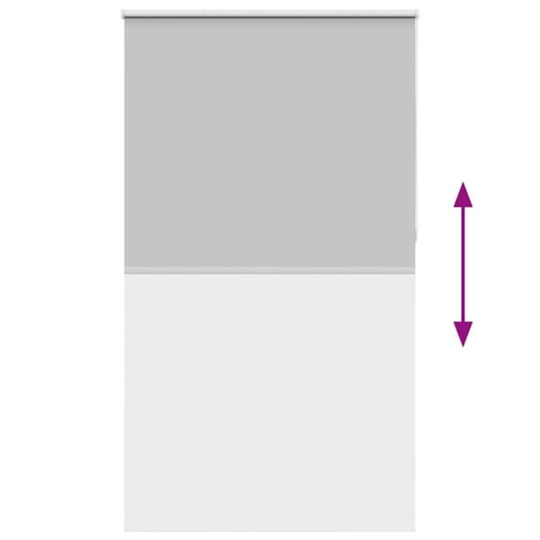 vidaXL rullegardin mørklægning 140x230 cm stofbredde 136,6cm polyester