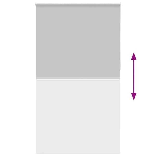 vidaXL rullegardin mørklægning 130x210 cm stofbredde 126,6cm polyester