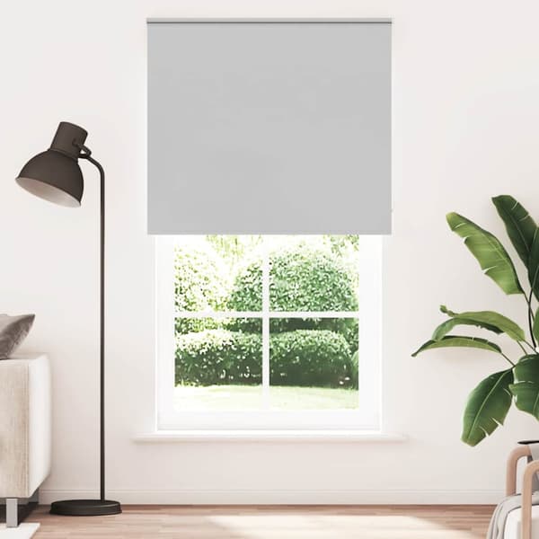vidaXL Rullegardin lystette 140x210 cm stoff bredde 136,6 cm polyester