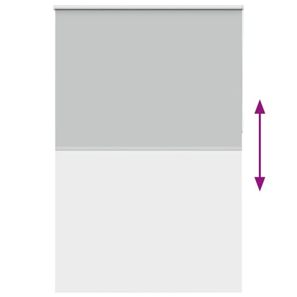vidaXL rullegardin mørklægning 160x210 cm stofbredde 156,6cm polyester