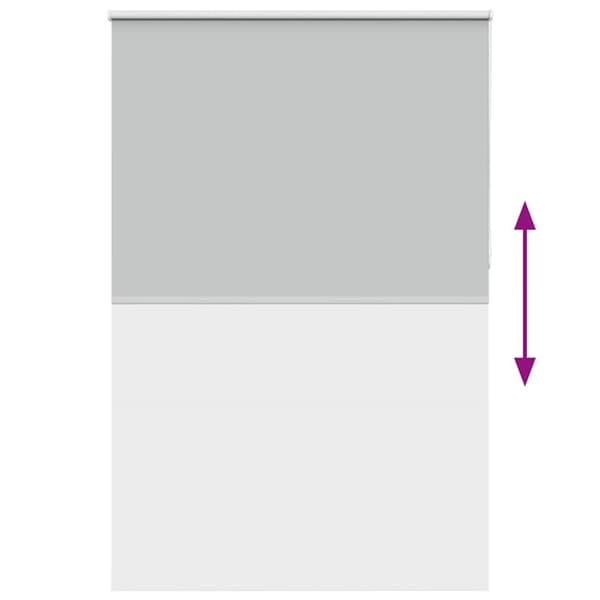 vidaXL Rullegardin lystette 160x230 cm stoff bredde 156,6 cm polyester