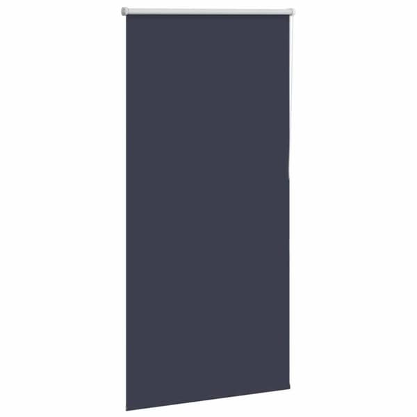 vidaXL Rullgardin mörkläggning marin 80x130 cm tyg bredd 75,7 cm
