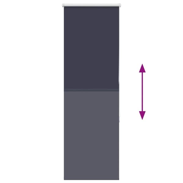 vidaXL rullegardin mørklægning 40x175 cm stofbredde 35,7 cm polyester