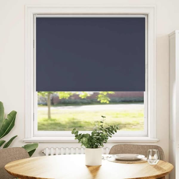 vidaXL Rullaverho Blackout merellinen 105x150cm Kankaan leveys 100,7cm