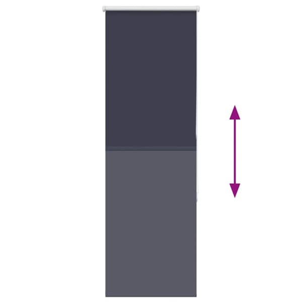 vidaXL Rullgardin mörkläggning marin 40x175 cm tyg bredd 35,7 cm