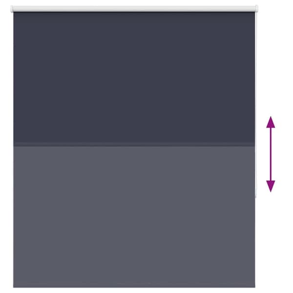vidaXL rullegardin mørklægning 125x175 cm stofbredde 121,6cm polyester