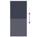 Miniatyrbilde 5 av 11: vidaXL Rullegardin lystette 115x230 cm stoff bredde 110,7 cm polyester