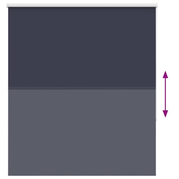 vidaXL rullegardin mørklægning 120x175 cm stofbredde 116,6cm polyester