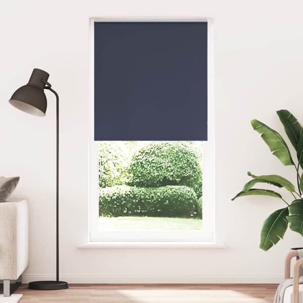 vidaXL Rullgardin mörkläggning marin 110x230 cm tyg bredd 105,7 cm