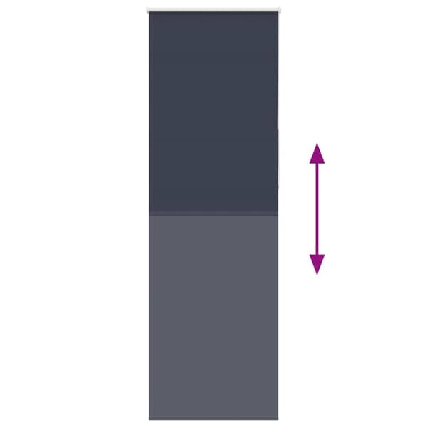 vidaXL Rullgardin mörkläggning marin 85x230 cm tyg bredd 80,7 cm