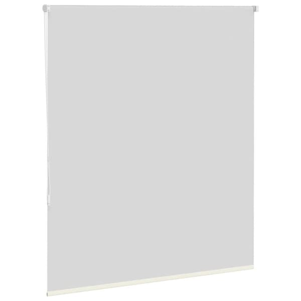 vidaXL Rullaverho luonnonvalkoinen 125x130 cm Kankaan leveys 121,6cm