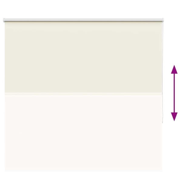 vidaXL Rullegardin lystette 160x150 cm stoff bredde 156,6 cm polyester