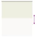Miniatyrbilde 9 av 11: vidaXL Rullegardin lystette 130x150 cm stoff bredde 126,6 cm polyester