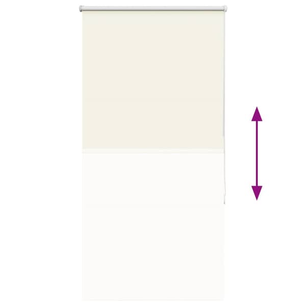 vidaXL Rullegardin lystette 65x130 cm stoff bredde 60,7 cm polyester