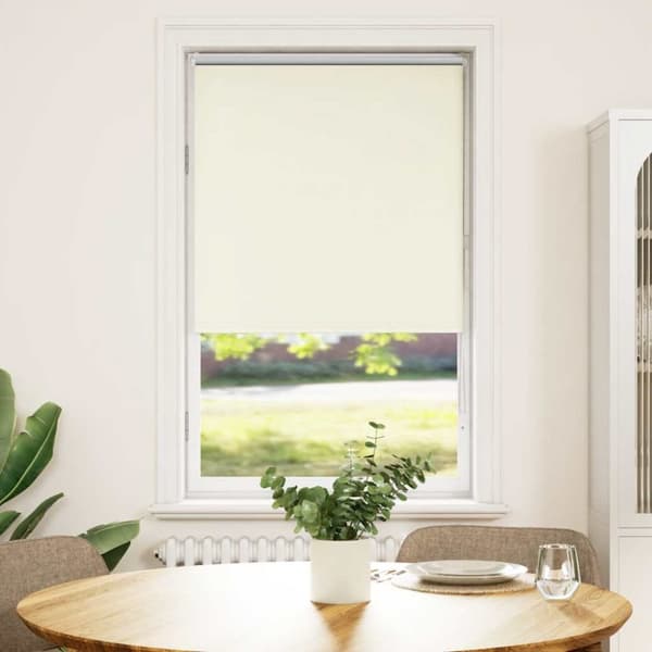 vidaXL Rullegardin lystette 65x130 cm stoff bredde 60,7 cm polyester