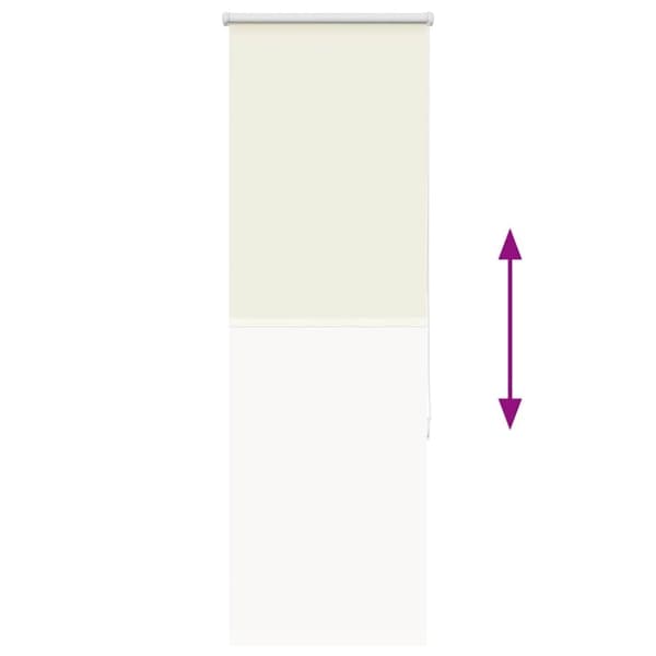 vidaXL rullegardin mørklægning 40x150 cm stofbredde 35,7 cm polyester