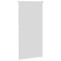 Miniatyrbild 5 av 11: vidaXL Rullgardin mörkläggning naturvit 85x130 cm tygbredd 80,7 cm