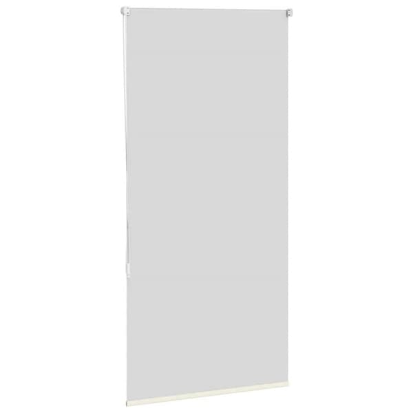 vidaXL Rullgardin mörkläggning naturvit 85x130 cm tygbredd 80,7 cm