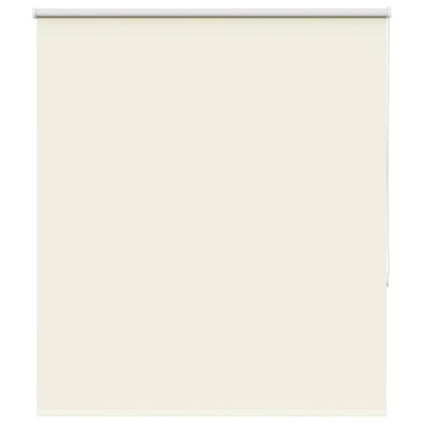 vidaXL Rullaverho luonnonvalkoinen 120x130 cm Kankaan leveys 116,6cm