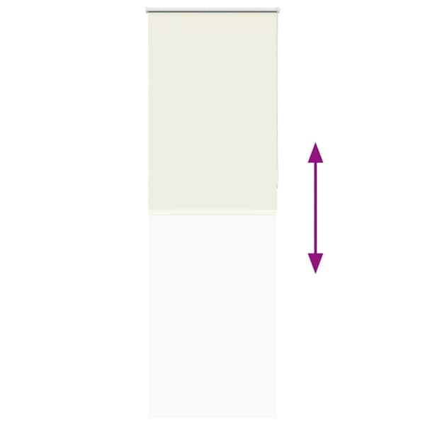 vidaXL rullegardin mørklægning 85x210 cm stofbredde 80,7 cm polyester