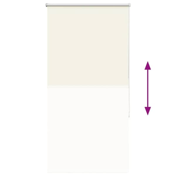vidaXL rullegardin mørklægning 85x175 cm stofbredde 80,7 cm polyester