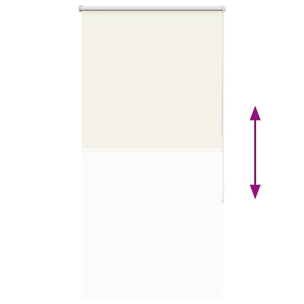 vidaXL rullegardin mørklægning 80x175 cm stofbredde 75,7 cm polyester