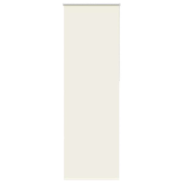 vidaXL Rullgardin mörkläggning naturvit 80x230 cm tygbredd 75,7 cm